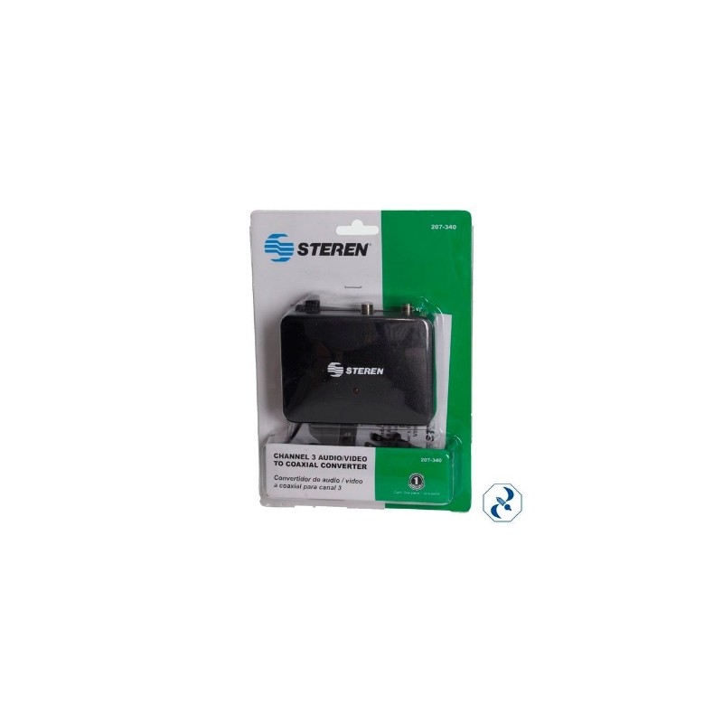 D 1 CONVERTIDOR AUDIO/VIDEO 3/RCAA COAXIAL STEREN 207-340
