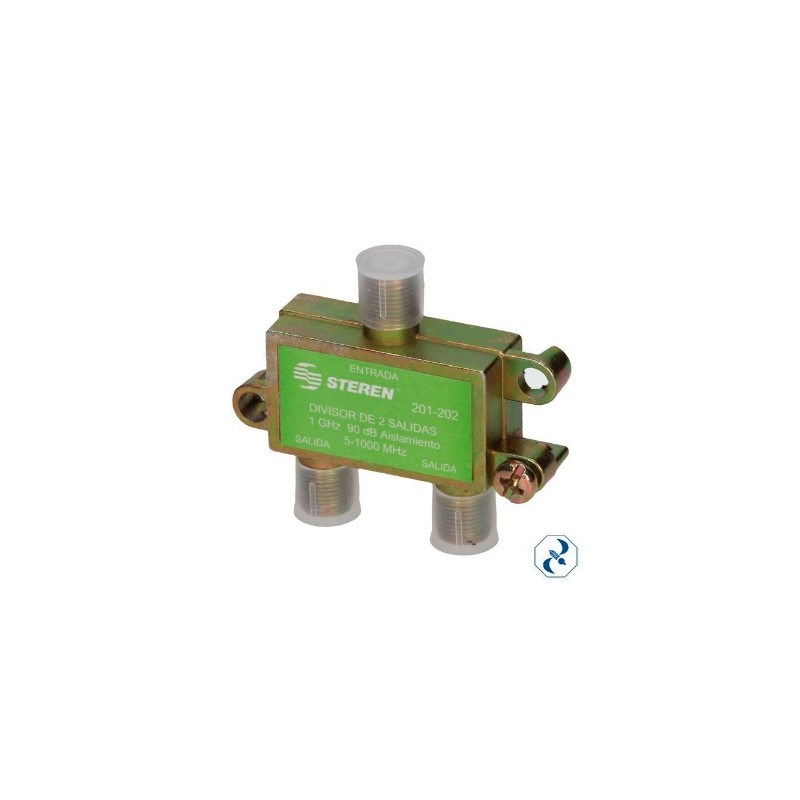 D 1 DIVISOR 2 SALIDAS 1 GHZ 90 DB ESPECIAL STEREN 201-202