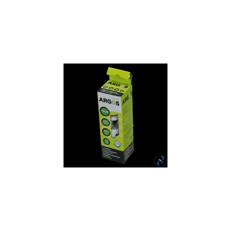 D 1 FOCO 13 W AHORRADOR EN ESPIRAL6000 HRS ARGOS 8900020