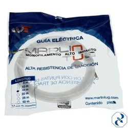 D 1 GUIA 15 M NYLON PARA ELECTRICISTA REDONDA BLANCA HIRLON