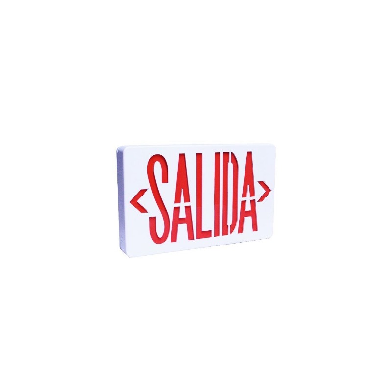 D 1 LÁMPARA DE SEÑALIZACIÓN "SALIDA" COLOR ROJO ARGOS 9401592