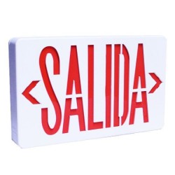 D 1 LÁMPARA DE SEÑALIZACIÓN "SALIDA" COLOR ROJO ARGOS 9401592
