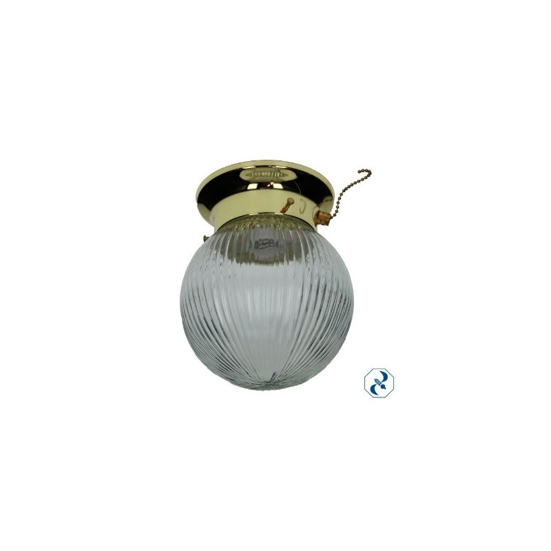 D 1 LUMINARIO LENO DE INT DE TECHO GLOBO C/CADENA PTL-1010/L