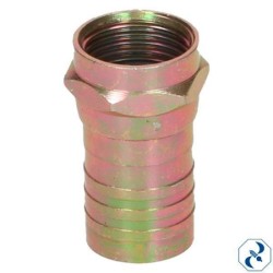 D 1 MACHO RG6 LATON CON ANILLO Y TUERCA SENCILLA ST
