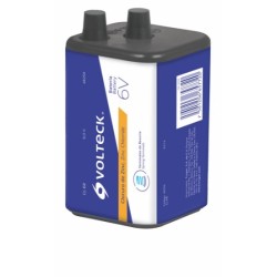 D 1 PILA ZINC-CLORO 6V TERMINALES DE RESORTE VOLTECH CL-6R
