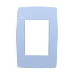 D 1 PLACA 3 U BLANCO PLANA VIMAR 1465301