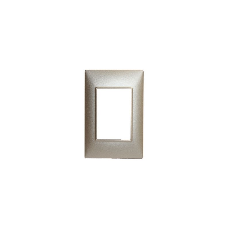 D 1 PLACA 3 U CHAMPAGNE PLANA VIMAR 1465322