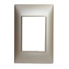 D 1 PLACA 3 U CHAMPAGNE PLANA VIMAR 1465322