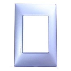 D 1 PLACA 3 U PLATA MATE PLANA VIMAR 1465320