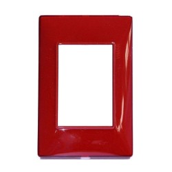 D 1 PLACA 3 U REFLEX ROJO RUBI PLANA VIMAR 1465351