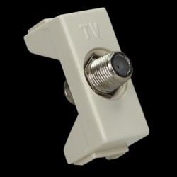 D 1 TOMA COAXIAL MARFIL PARA TV MODUS E2E52