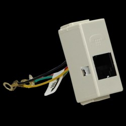 D 1 TOMA TELEFONICA MARFIL 4 HILOS MODUS E2082/11