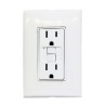 D 10 PLACA CON UN CONTACTO DUPLEX 2P+T ICFT CON AUTOPRUEBA Y PROTECCION INFANTIL FZA68GF