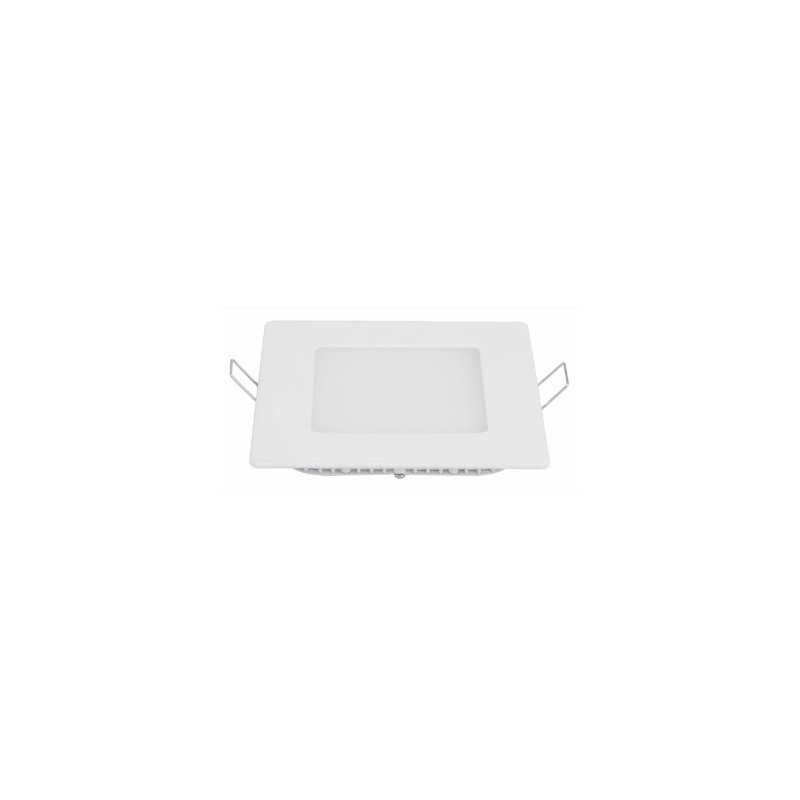 D 4 LUMINARIO EMPOTRADO CUADRADO CON LEDS 6W VOLTECH EMP-400L