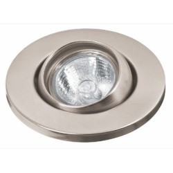 D 4 LUMINARIO EMPOTRADO DIRIGIBLE CURVO SATINADO VO