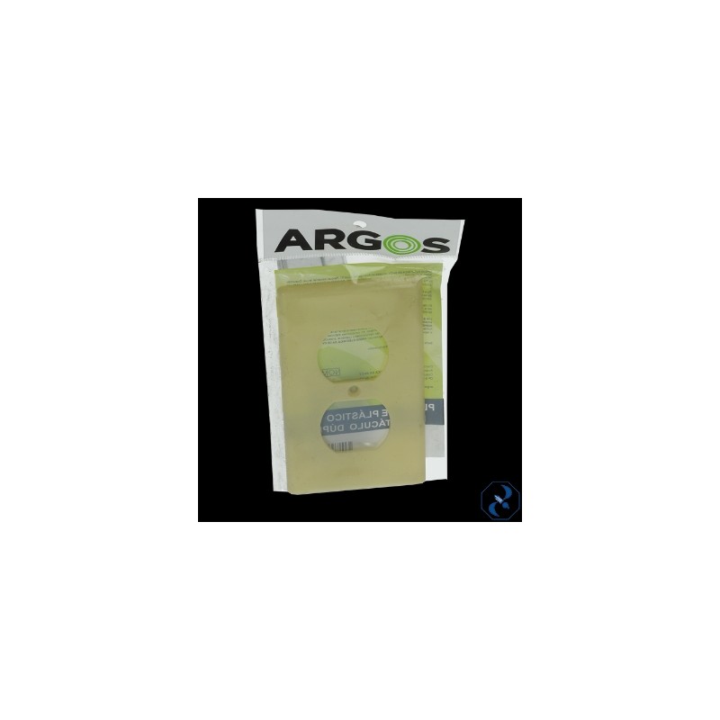 D 50 PLACA PARA CONTACTO DUPLEX PLASTICO ARGOS 8800050