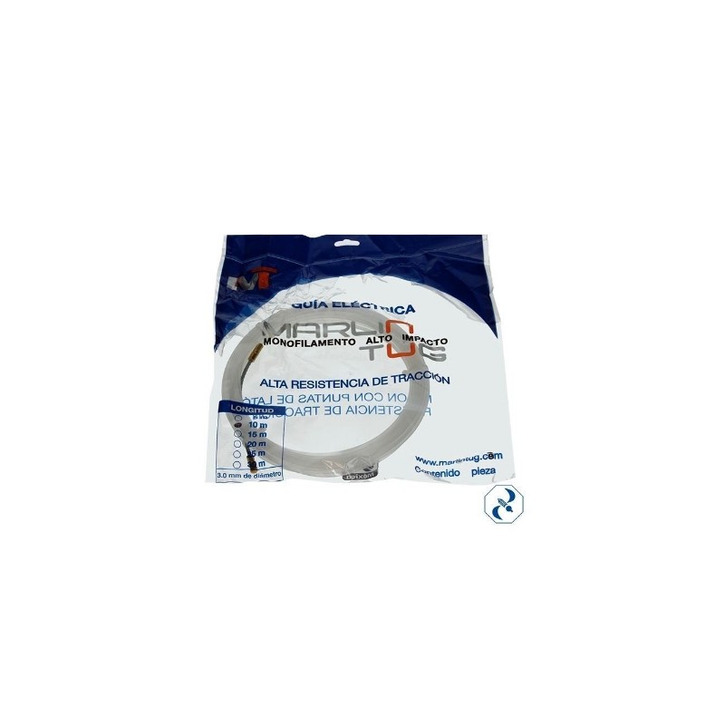 D GUIA 10 M NYLON PARA ELECTRICISTA REDONDA BLANC