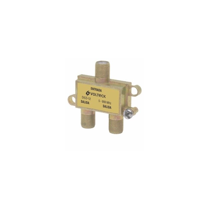 DIVISOR COAXIAL DE 1 ENTRADA Y 2 SALIDAS VOLTECH DICO-12