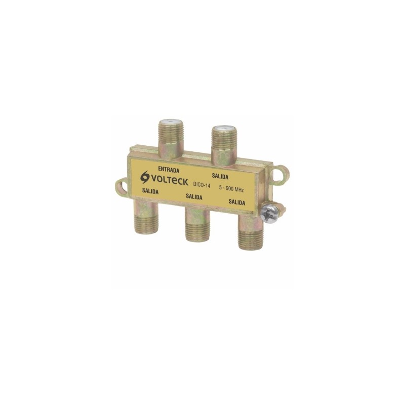 DIVISOR COAXIAL DE 1 ENTRADA Y 4 SALIDAS VOLTECH DICO-14