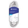 EXTENSION ELECTRICA DOMESTICA 4 M BLANCA VOLTECH ED-4B
