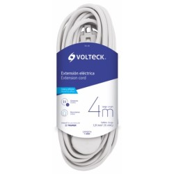EXTENSION ELECTRICA DOMESTICA 4 M BLANCA VOLTECH ED-4B