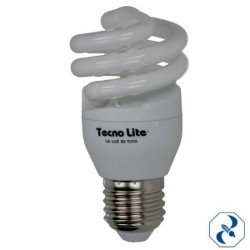 FOCO 13 W AHORRADOR ESPIRAL LUZ DIA 8000 HRS HEL-13W/65T2