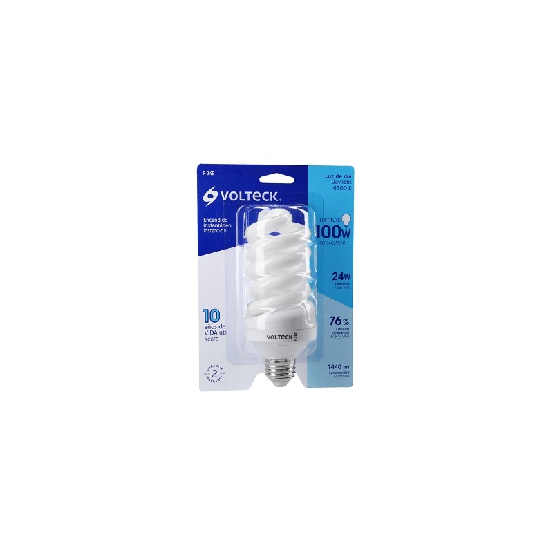 FOCO 24 W ESPIRAL VOLTECH F-24E