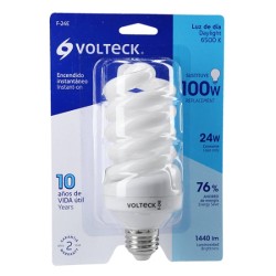 FOCO 24 W ESPIRAL VOLTECH F-24E