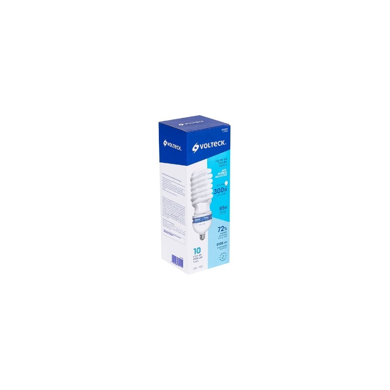 FOCO 85 W ESPIRAL ALTA POTENCIA EN CAJA VOLTECH F-85EC