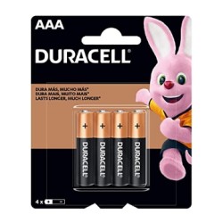 PILA AAA BLISTER CON 4 PILAS DURACELL 2400