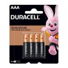 PILA AAA BLISTER CON 4 PILAS DURACELL 2400