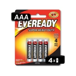 PILA AAA BLISTER CON 4 PILAS EVEREADY POWER PLUS