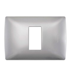 PLACA 1 MOD PLATA TAXCO ALUMINIO C/CHASIS BTICI