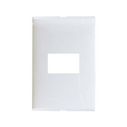 PLACA 1 MODULO COLOR MARFIL CON CHASIS DE RESINA FZA91M