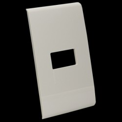 PLACA 1 U CON CHASIS DE RESINA COLOR MARFIL MODUS RESTYLE E5N1R