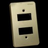 PLACA 2 U ALUMINIO TRADICIONAL100/2R