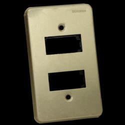 PLACA 2 U ALUMINIO TRADICIONAL100/2R