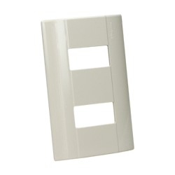 PLACA 2 U MARFIL MODUS E5N2