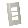 PLACA 3 U MARFIL MODUS E5N3