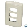 PLACA 3 U MARFIL TOSCANA TIPO EVOLUCION 1425