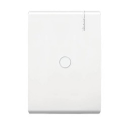 PLACA CIEGA CON PRE-RUPTURA Y CHASIS DE RESINA COLOR BLANCO MODUS PROE5N0PTL