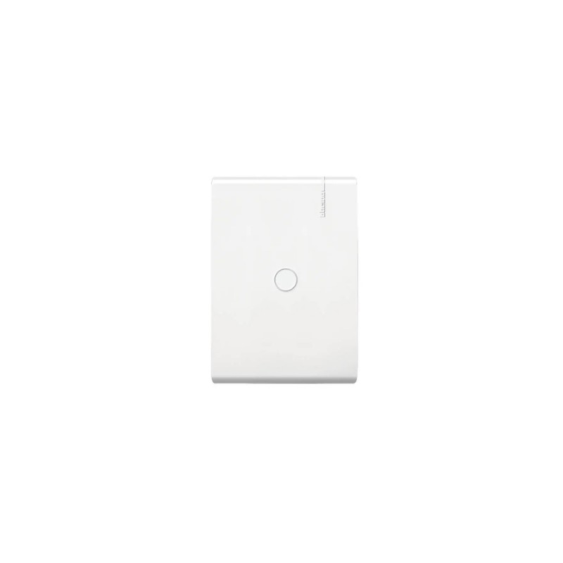 PLACA CIEGA CON PRE-RUPTURA Y CHASIS DE RESINA COLOR BLANCO MODUS PROE5N0PTL