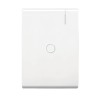 PLACA CIEGA CON PRE-RUPTURA Y CHASIS DE RESINA COLOR BLANCO MODUS PROE5N0PTL
