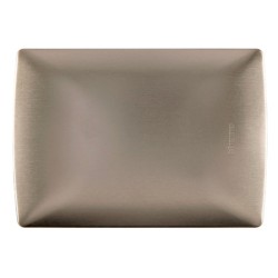 PLACA CIEGA PERLA ALUMINIO C/CHASIS BTICINO MX QZ4803M0ATC