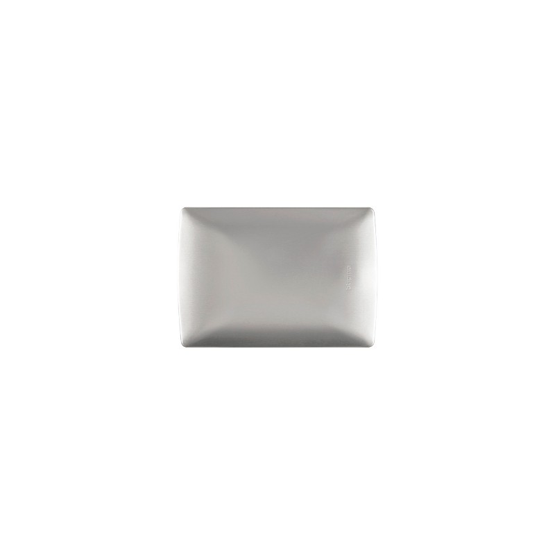 PLACA CIEGA PLATA TAXCO ALUMINIO C/CHASIS BTICINO MX QZ4803M0AAN