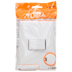 PLACA CON PULSADOR TIMBRE 10A 127V FORZA FZA551
