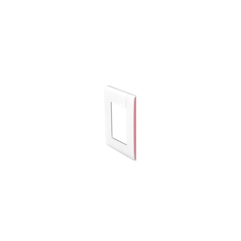 PLACA DE 3 U CON CHASIS DE RESINA COLOR BLANCO MODUS PRO E5N3PTL