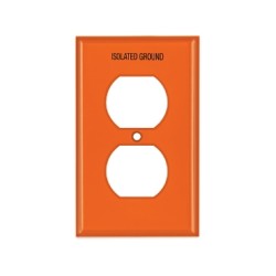 PLACA DE PLASTICO DOBLE TIERRA AISLADA STANDARD VOLTECH PPDO-TAS