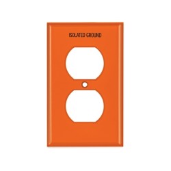 PLACA DE PLASTICO DOBLE TIERRA AISLADA STANDARD VOLTECH PPDO-TAS