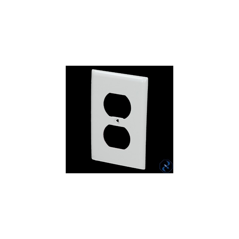 PLACA PARA CONTACTO DUPLEX ABS BLANCA ASTRO ABSOXB
